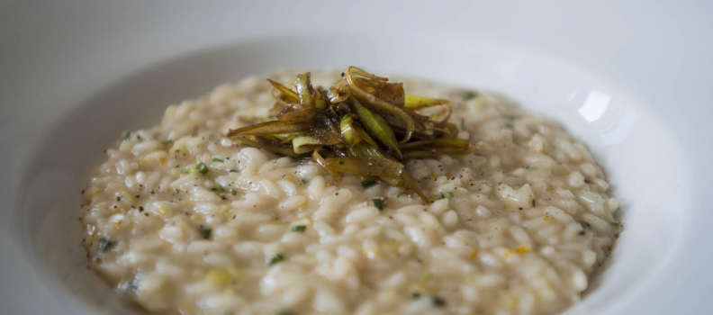 Risotto porri & lime